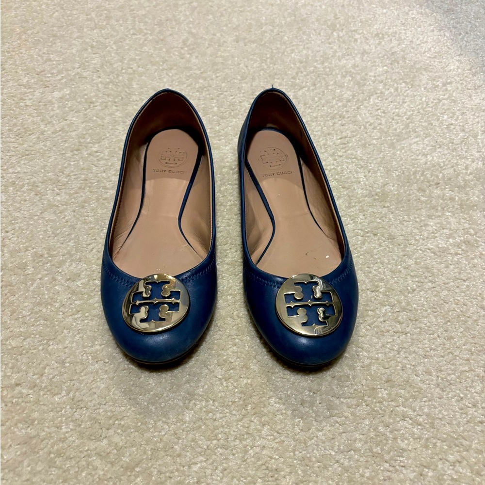 Tory Burch Blue Flats